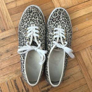 Kelly & Katie Leopard Print Sneakers